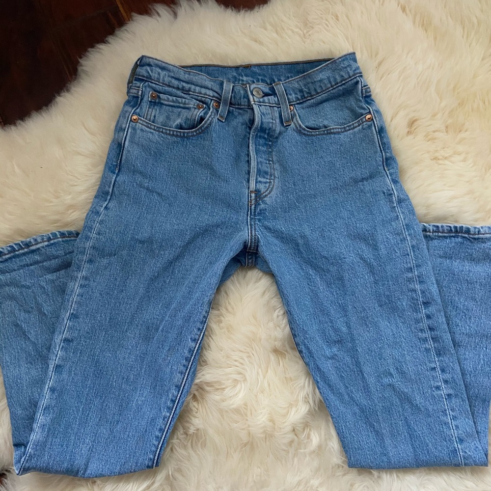 Levi’s Premium 501 Stretch Skinny Jeans (like new)